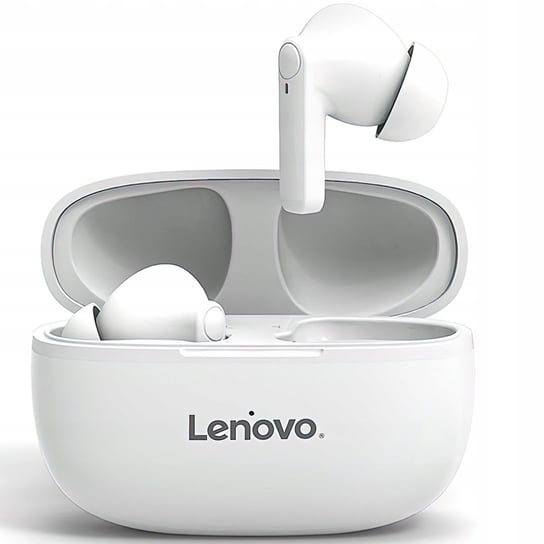 Słuchawki Bezprzewodowe Dokanałowe Lenovo Ht05 Białe Lenovo