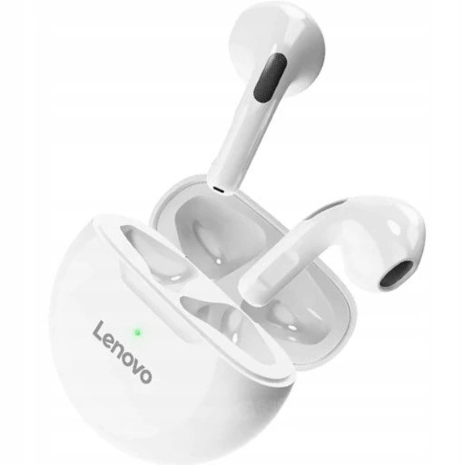 Słuchawki Bezprzewodowe Dokanałowe Lenovo Ht38 Białe Lenovo