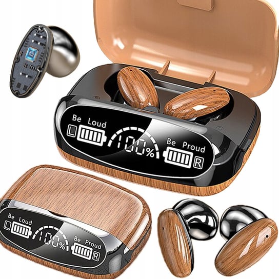Słuchawki Bezprzewodowe Dotyk Drewniane Premium Drewno Lx-y8 LOGIT