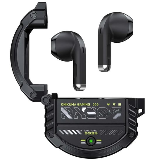 Słuchawki bezprzewodowe gamingowe douszne Onikuma T309 czarne Onikuma