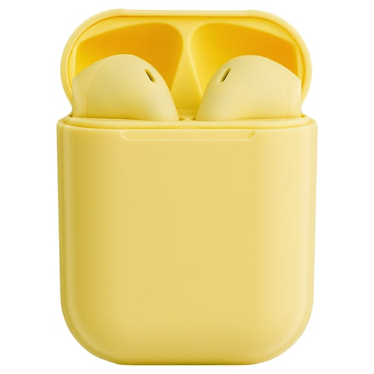 Słuchawki bezprzewodowe Inpods 12 Powerbank, żółte APPIO