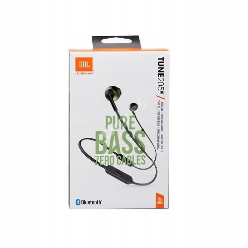 Słuchawki Bezprzewodowe Jbl Tune 205Bt Zielone - Jbl | Sklep EMPIK.COM