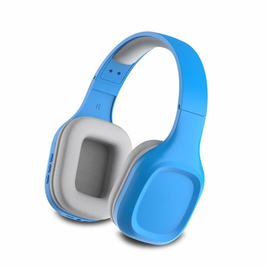 Słuchawki bezprzewodowe nauszne dla dzieci z ograniczeniem głośności Manta HDP802BL niebieskie Manta