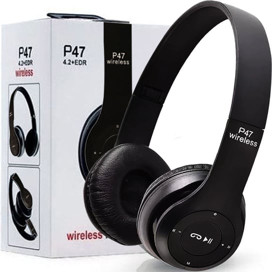 Słuchawki Bezprzewodowe P47 Bluetooth Mikrofon Mp3 retoo