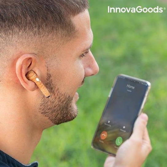 Słuchawki bezprzewodowe Smartpods W Wood InnovaGoods InnovaGoods