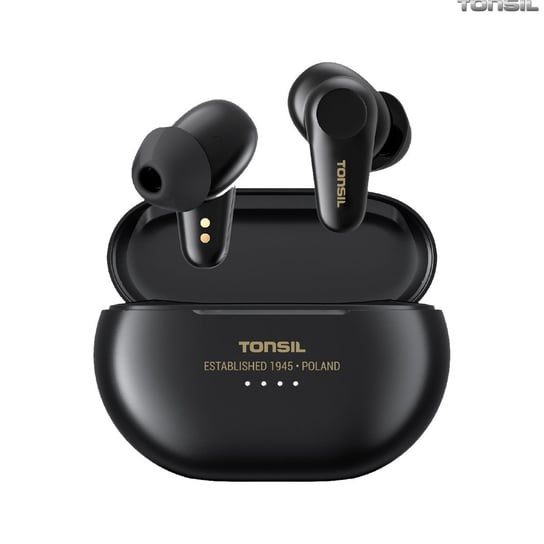 Słuchawki Bezprzewodowe Tonsil T65Bt Czarne TONSIL