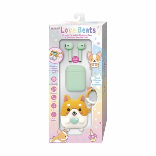 Słuchawki Bezprzewodowe Z Etui Love Beats Corgi Hot Focus