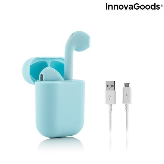 Słuchawki Bezprzewodowe z Ładowaniem Magnetycznym NovaPods InnovaGoods - Niebieski InnovaGoods