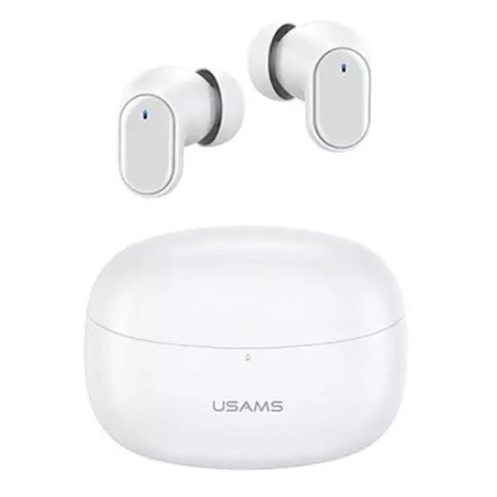 Słuchawki Bluetooth 5.1 USAMS TWS BH series bezprzewodowe biały/white BHUBH02 Inny producent