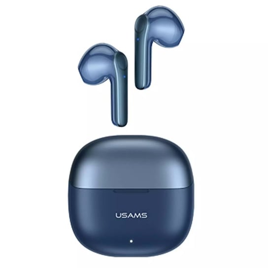Słuchawki Bluetooth 5.1 USAMS TWS XH Series Dual mic bezprzewodowe niebieski/blue BHUXH03 Inny producent
