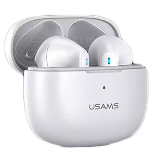 Słuchawki Bluetooth 5.2 USAMS TWS NX10 Series Dual mic bezprzewodowe biały/white BHUNX02 Inny producent