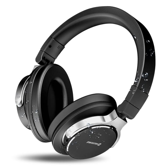 Słuchawki Bluetooth 5.3 5.3 Wodoodporne Ipx3 Wygodne Dopasowanie Swissten Black SWISSTEN