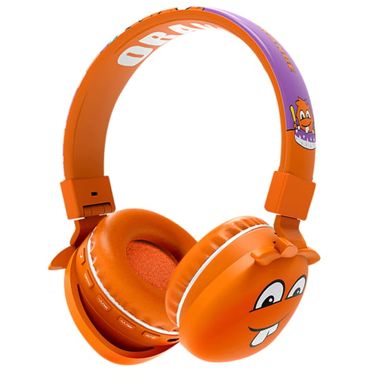 Słuchawki Bluetooth 6H Autonomia Przyciski Poleceń The Jellie Monsters Orange Avizar