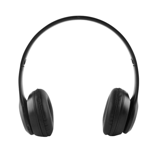 Słuchawki Bluetooth Na Kablu Mikrofon Stereo Radio Fm Wejście Jack 3,5 Mm Składany-Czarny Avizar
