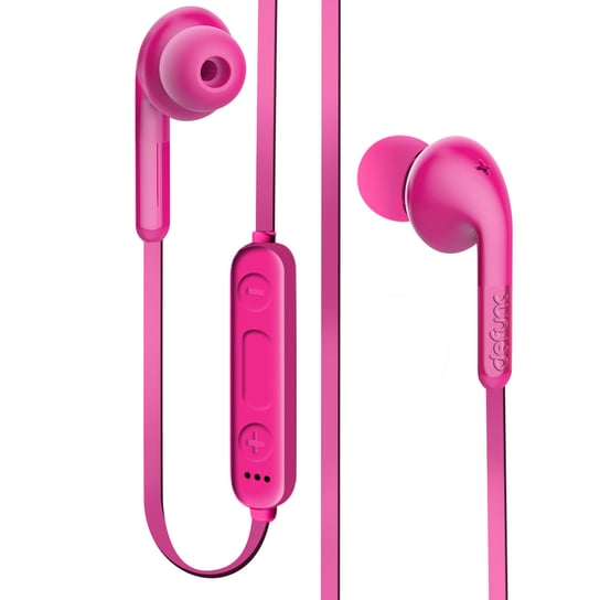 Słuchawki Bluetooth Pasek Na Szyję Pilot Zdalnego Sterowania I Mikrofon Hd Defunc Różowy DeFunc
