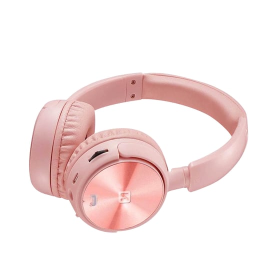 Słuchawki Bluetooth Swissten Comfort Trix Micro Fm - Różowe SWISSTEN