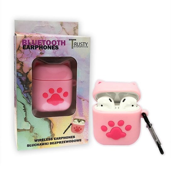 Słuchawki Bluetooth Tws Trusty Bear Pink Inny producent