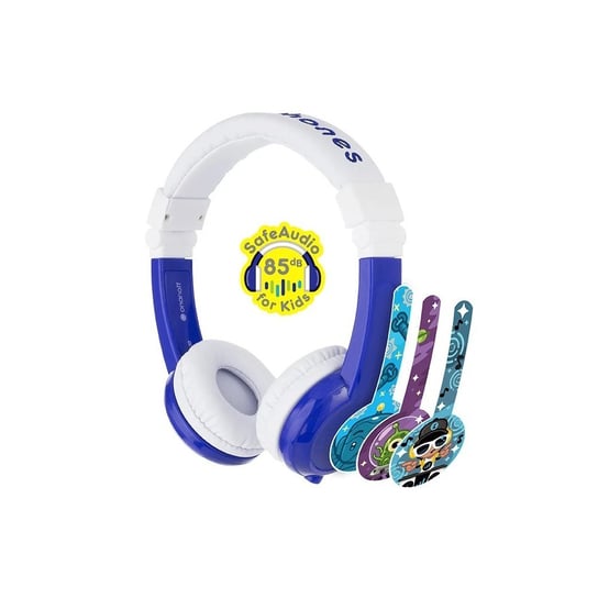 Słuchawki dla Dzieci 3+ BUDDYPHONES Explore z mirofonem Niebieskie BuddyPhones
