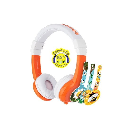 Słuchawki dla dzieci, BUDDYPHONES Explore, 041123, pomarańczowe BuddyPhones