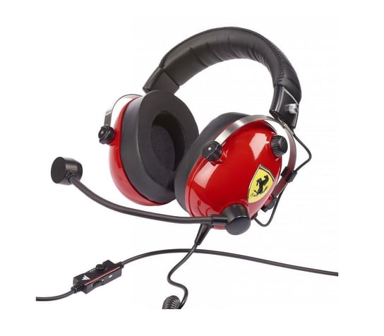 Słuchawki dla graczy, THRUSTMASTER, Gaming T.Racing Scuderia Ferrari DTS Thrustmaster
