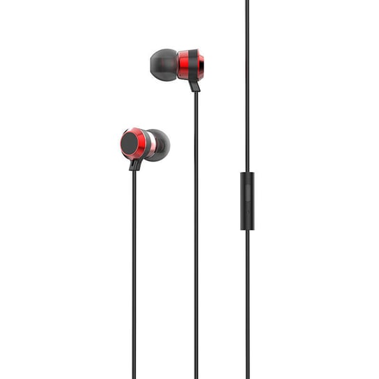 Słuchawki dokanałowe przewodowe LDNIO HP02, jack 3.5mm (czarne) Zamiennik/inny