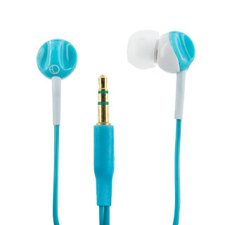 Słuchawki douszne 4WORLD MP3 Color niebieskie 4World