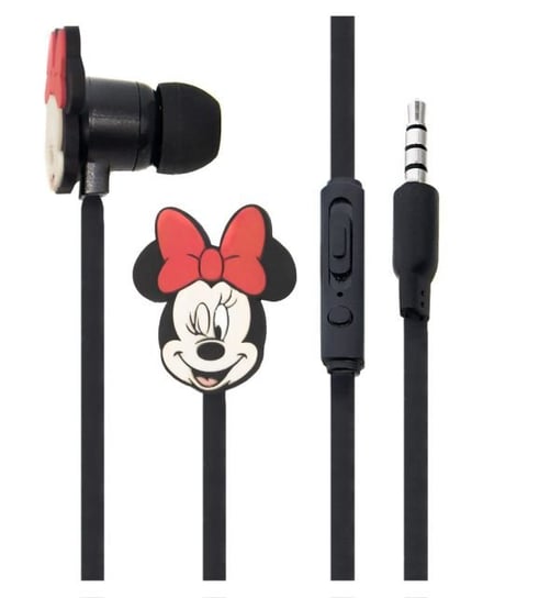 Słuchawki douszne, Disney, Minnie 001,  czerwony Myszka Miki