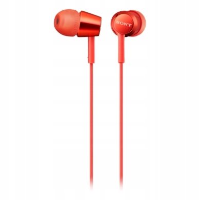 Słuchawki douszne Sony MDR-EX155AP czerwony Sony