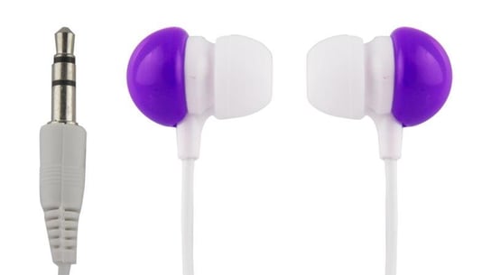 Słuchawki ESPERANZA Bubble Gum EH151V, biało-fioletowe Esperanza