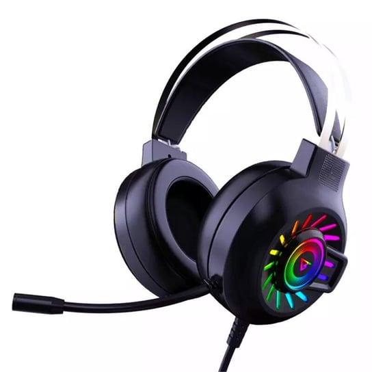 Słuchawki Gamingowe Dla Graczy Mikrofon 7.1LED RGB Abcros