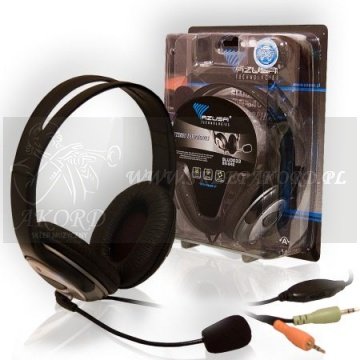 Słuchawki nagłowne SN-640 z mikrofonem AZUSA Azusa