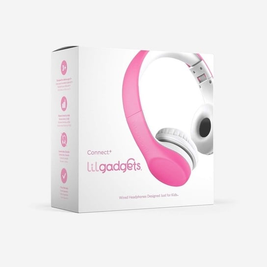Słuchawki Nauszne Lilgadgets Connect+ Różowe Lilgadgets