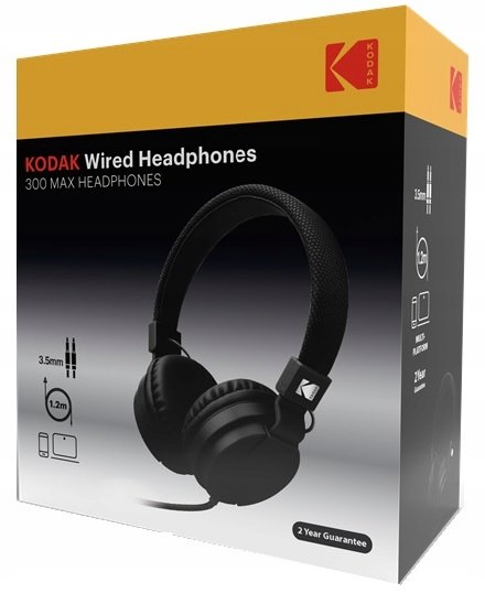 Słuchawki Nauszne Składane Przewodowe Kodak / 300max Headphones Kodak