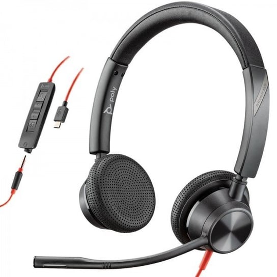 Słuchawki nauszne z mikrofonem, Plantronics, Blackwire C3325 USB A Plantronics
