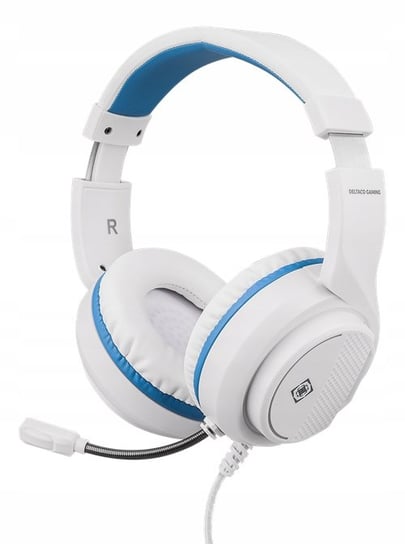 Słuchawki Nauszne Z Mikrofonem Playstation 5 Białe DELTACO