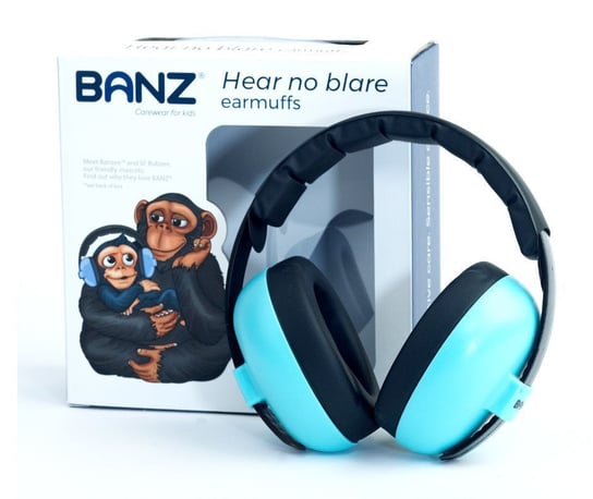 Słuchawki ochronne nauszniki dzieci do 3lat BANZ Banz