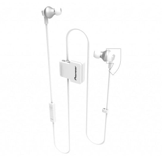 Słuchawki PIONEER SE-CL6BT-W, Bluetooth PIONEER