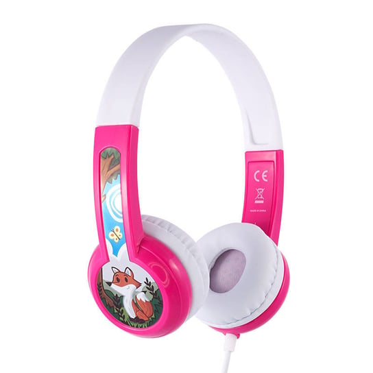 Słuchawki przewodowe dla dzieci BuddyPhones DiscoverFun (różowe) Zamiennik/inny