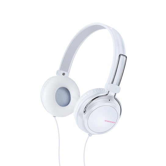 Słuchawki przewodowe XO S32, jack 3.5mm, białe nauszne XO