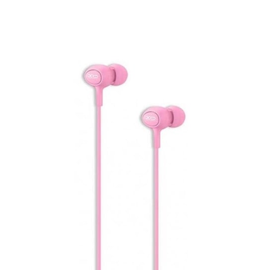 Słuchawki przewodowe XO S6, jack 3.5mm, różowa XO