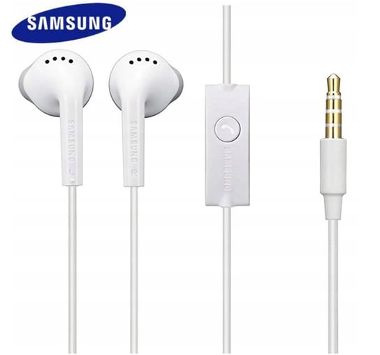 Słuchawki Samsung EHS61ASFWE Przewodowe Mini Jack 3.5MM Mikrofon Do Galaxy S6 / S7 / S8 / S9 / S10 Samsung