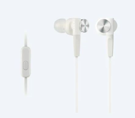 Słuchawki SONY MDR-XB50AP, białe Sony