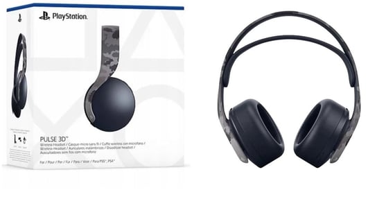 Słuchawki SONY Pulse 3D do konsoli PlayStation 5, szary camo Sony Interactive Entertainment