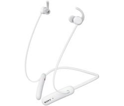 Słuchawki SONY WI-SP510, Bluetooth, białe Sony