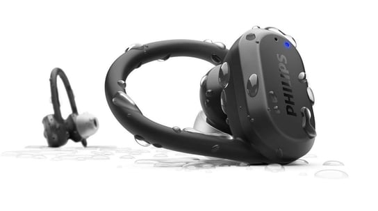 Słuchawki sportowe PHILIPS bezprzewodowe true wireless TAA7306BK, Czarny Philips