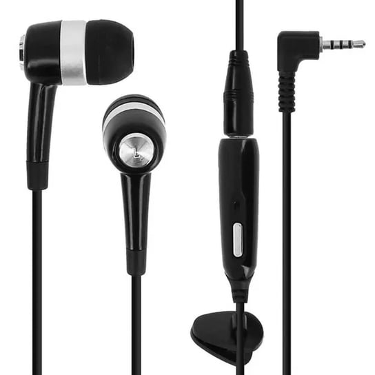 Słuchawki Stereo Zestaw Głośnomówiący 2,5 Mm Jack Telefony Komórkowe Nokia — Czarne Avizar