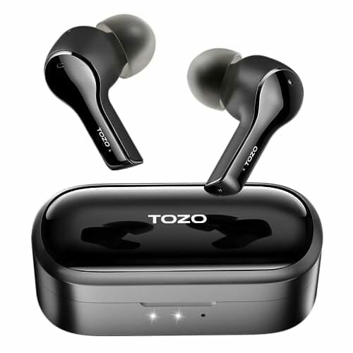 Słuchawki Tozo T9 Bluetooth 5.3 Z Redukcją Szumów, Etui Ładujące, Ipx7, Mikrofon Czarny Inna marka