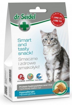 Smakołyki dla kotów hipoalergiczne DR SEIDEL, 50 g. Dr Seidel