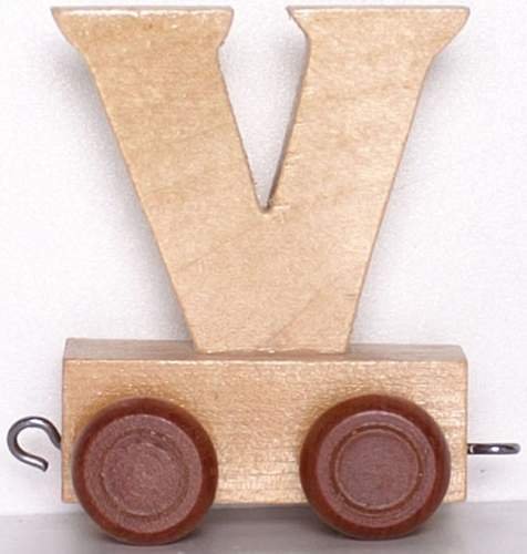 Small Fooot Design, Wagonik z literą V Alfabet Small Foot Design