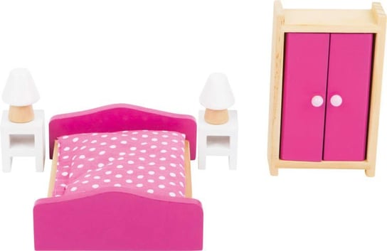 Small Foot Design, sypialnia do domku dla lalek, zestaw Small Foot Design